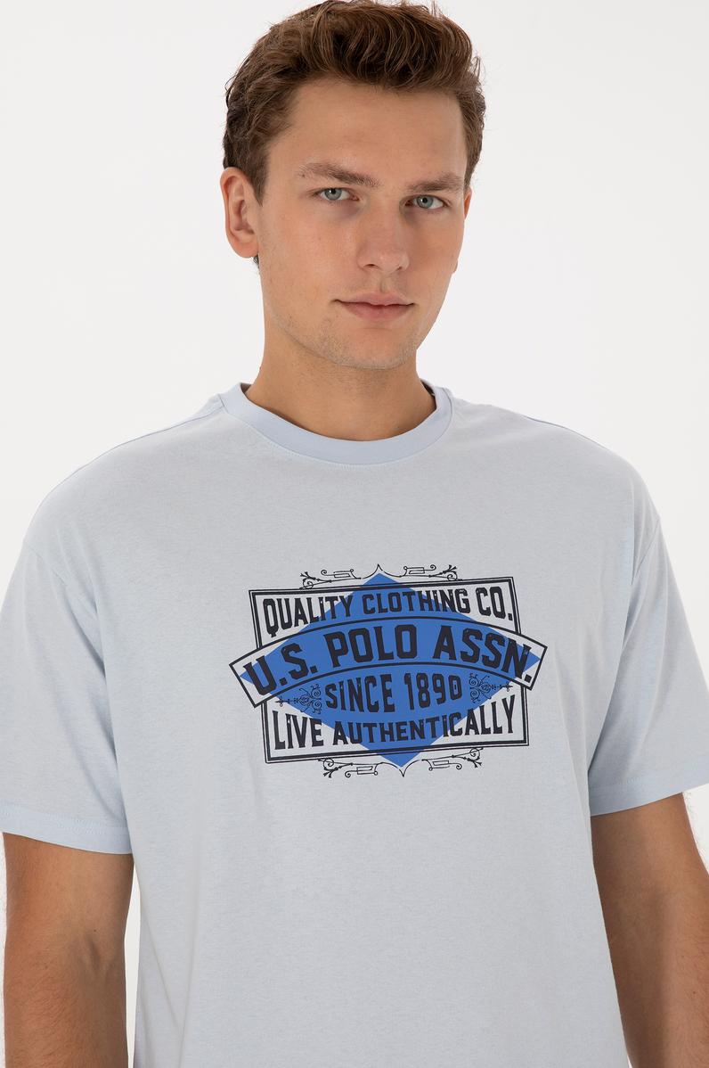 Erkek Açık Mavi Tişört