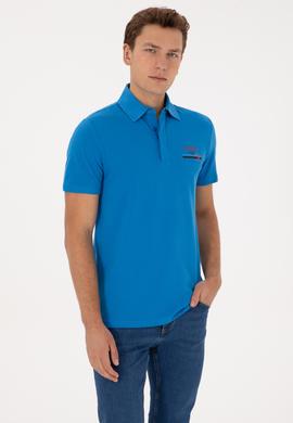 Erkek Kobalt Mavi Tişört - 50324803026