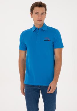 Erkek Kobalt Mavi Tişört - 50324803026