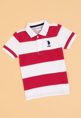 Erkek Çocuk Beyaz Polo Yaka Tişört - 50325231009