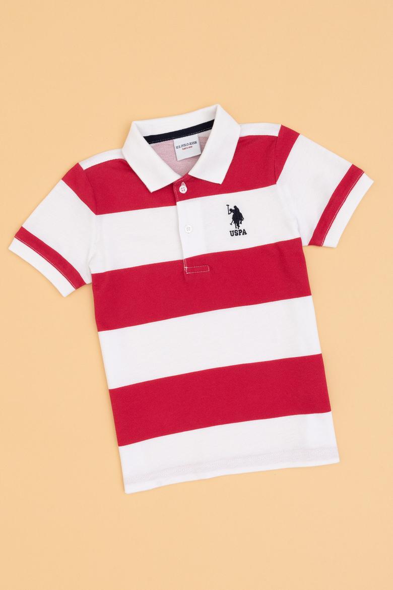 Erkek Çocuk Beyaz Polo Yaka Tişört