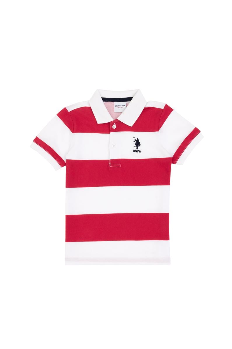 Erkek Çocuk Beyaz Polo Yaka Tişört