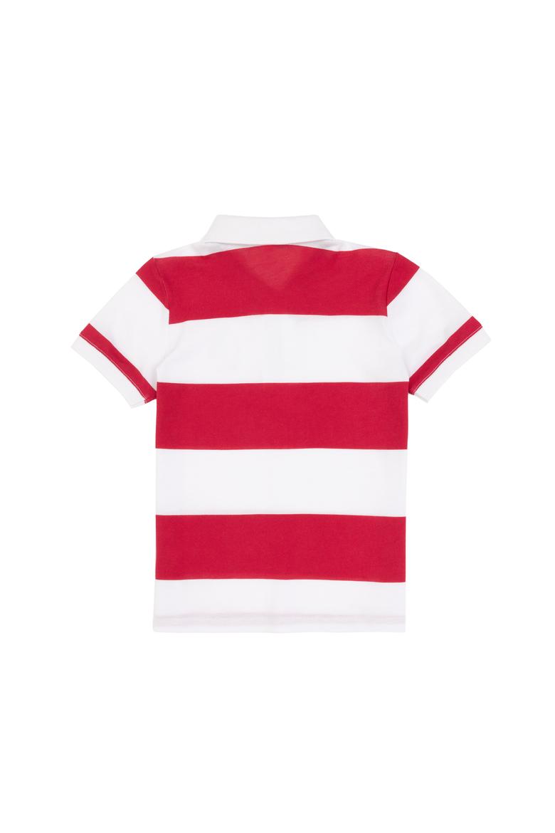 Erkek Çocuk Beyaz Polo Yaka Tişört - 50325231009