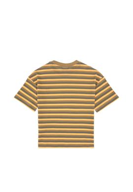 Erkek Çocuk Haki Bisiklet Yaka Tişört - 50325183009