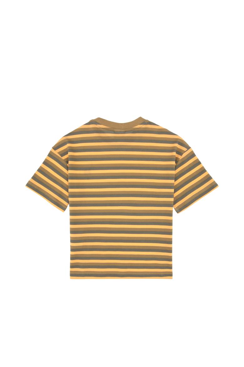 Erkek Çocuk Haki Bisiklet Yaka Tişört - 50325183009