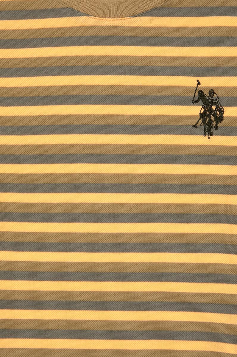 Erkek Çocuk Haki Bisiklet Yaka Tişört