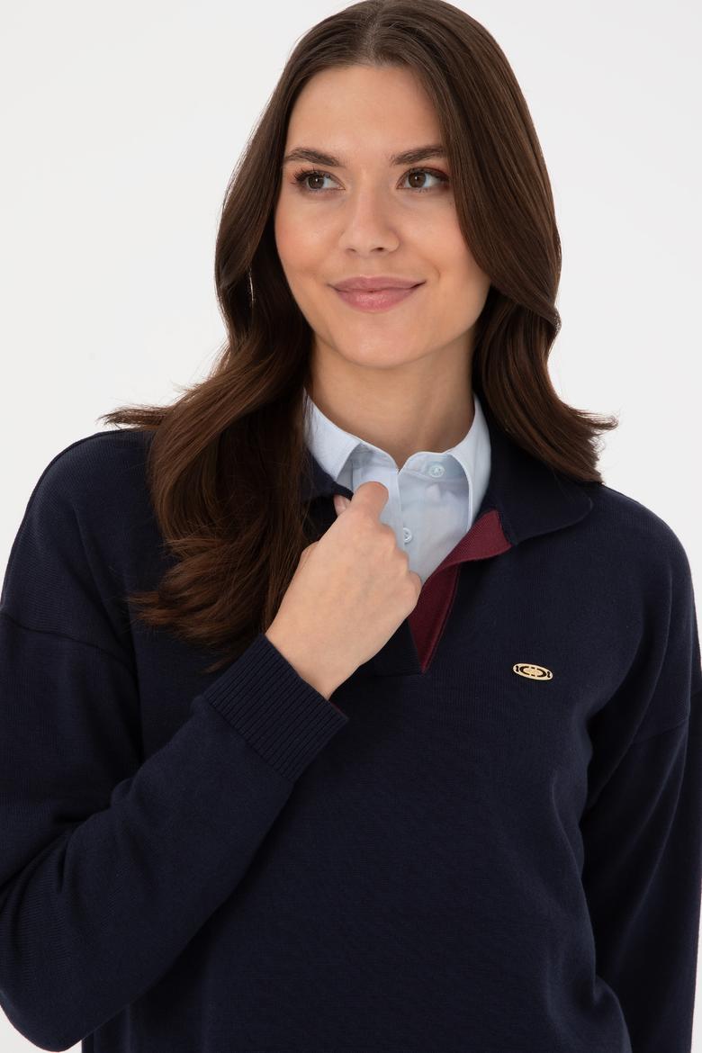 Kadın Lacivert Kazak - 50314905005