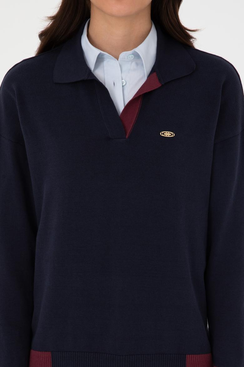 Kadın Lacivert Kazak - 50314905005