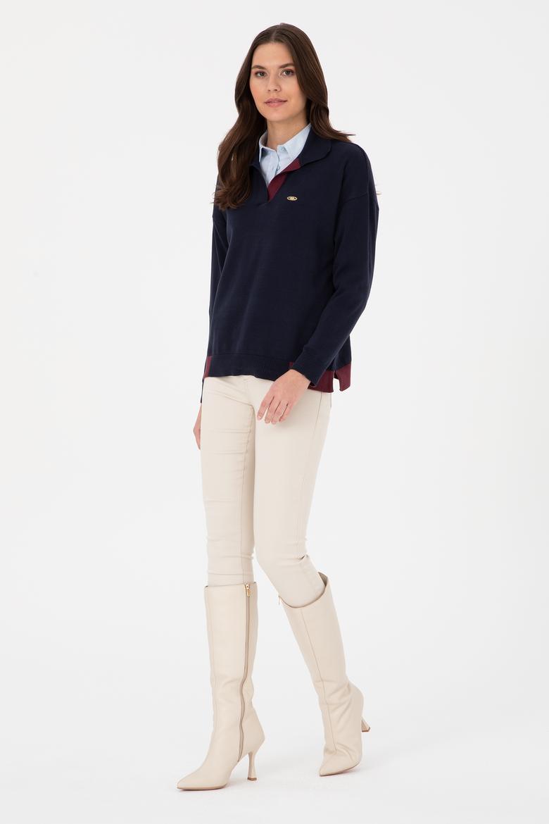 Kadın Lacivert Kazak - 50314905005