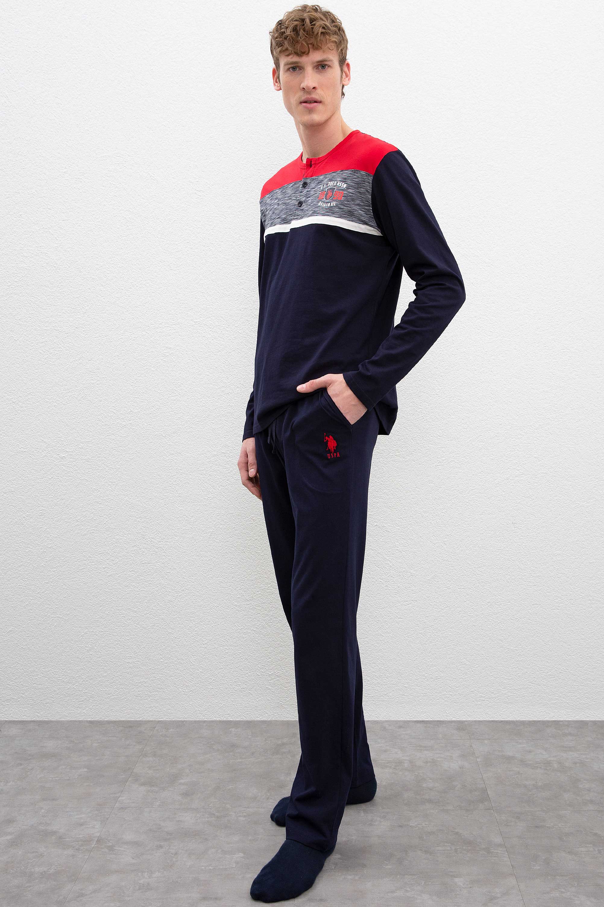 Erkek Lacivert Pijama