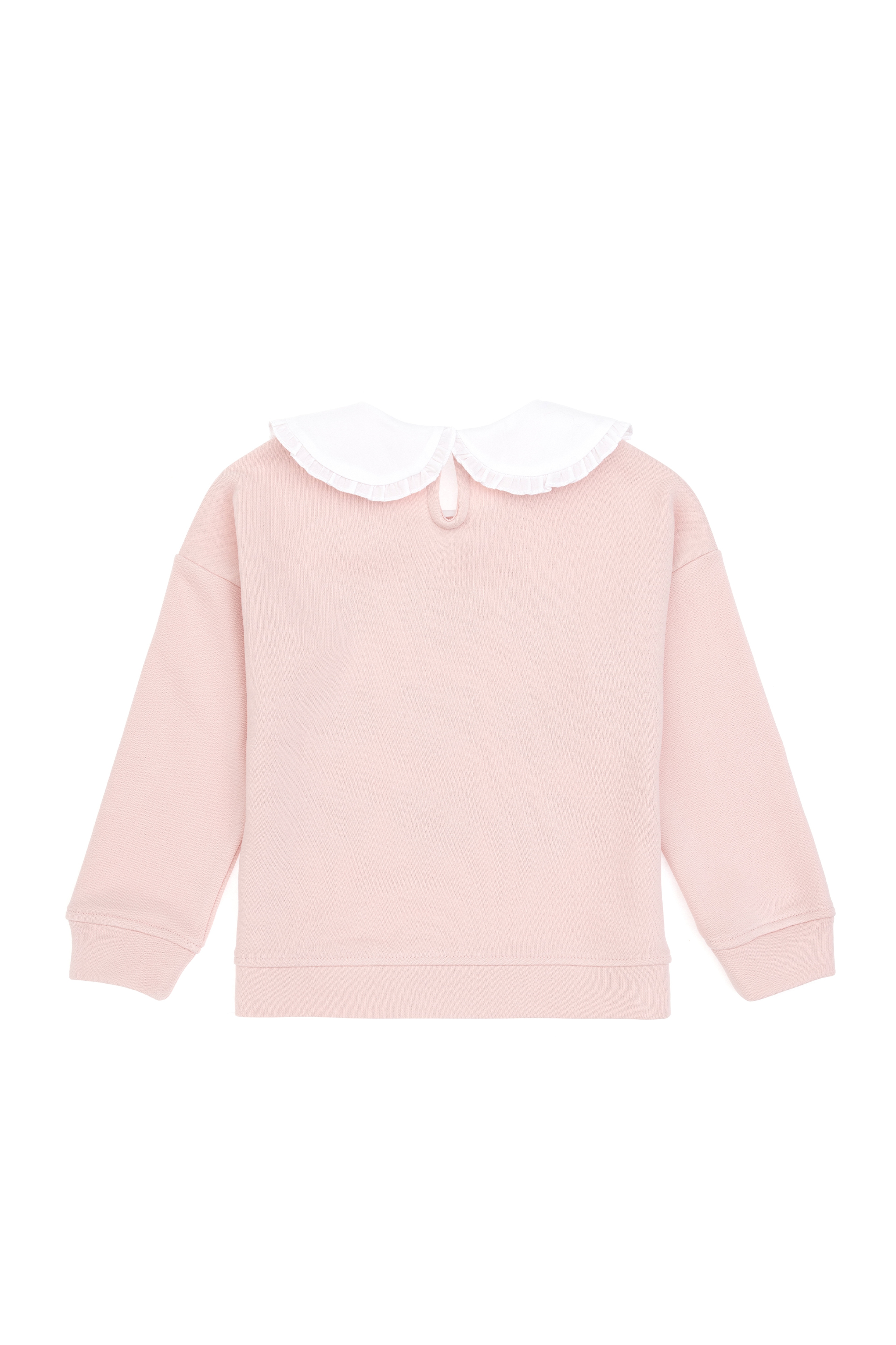 Kız Çocuk Pudra Sweatshirt - Image 4