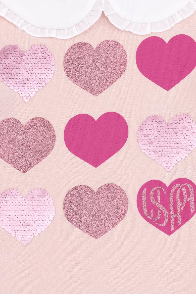 Kız Çocuk Pudra Sweatshirt - 50317879011