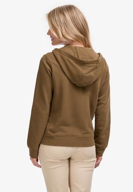 Kadın Haki Basic Sweatshirt - 50289540029