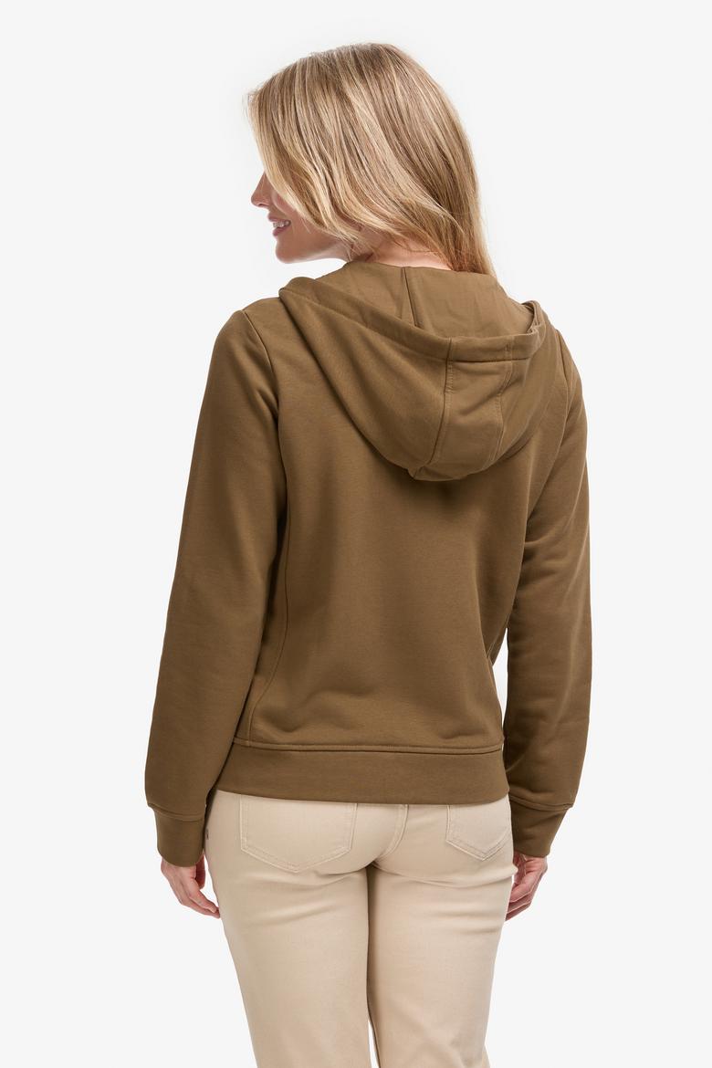 Kadın Haki Basic Sweatshirt - 50289540029