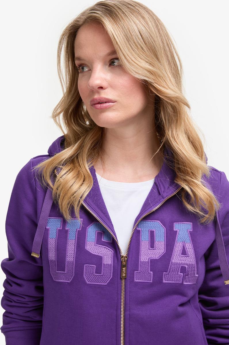 Kadın Mor Basic Sweatshirt