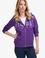 Kadın Mor Basic Sweatshirt