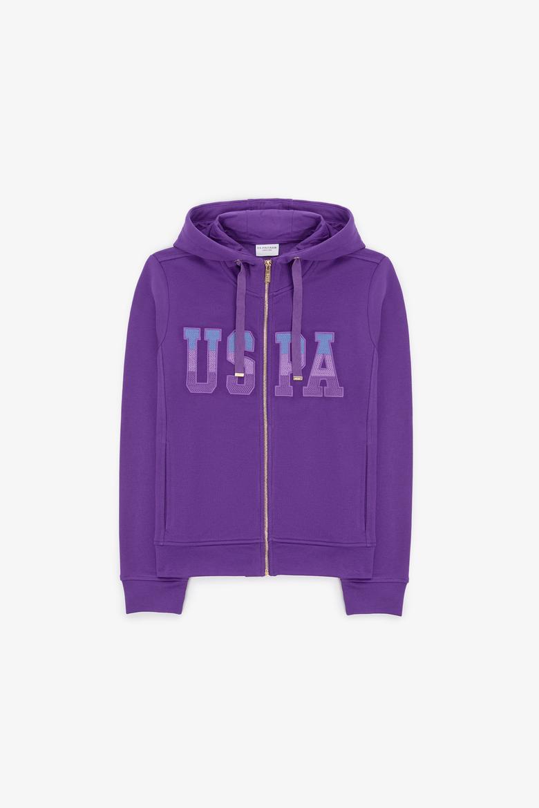 Kadın Mor Basic Sweatshirt - 50289540101