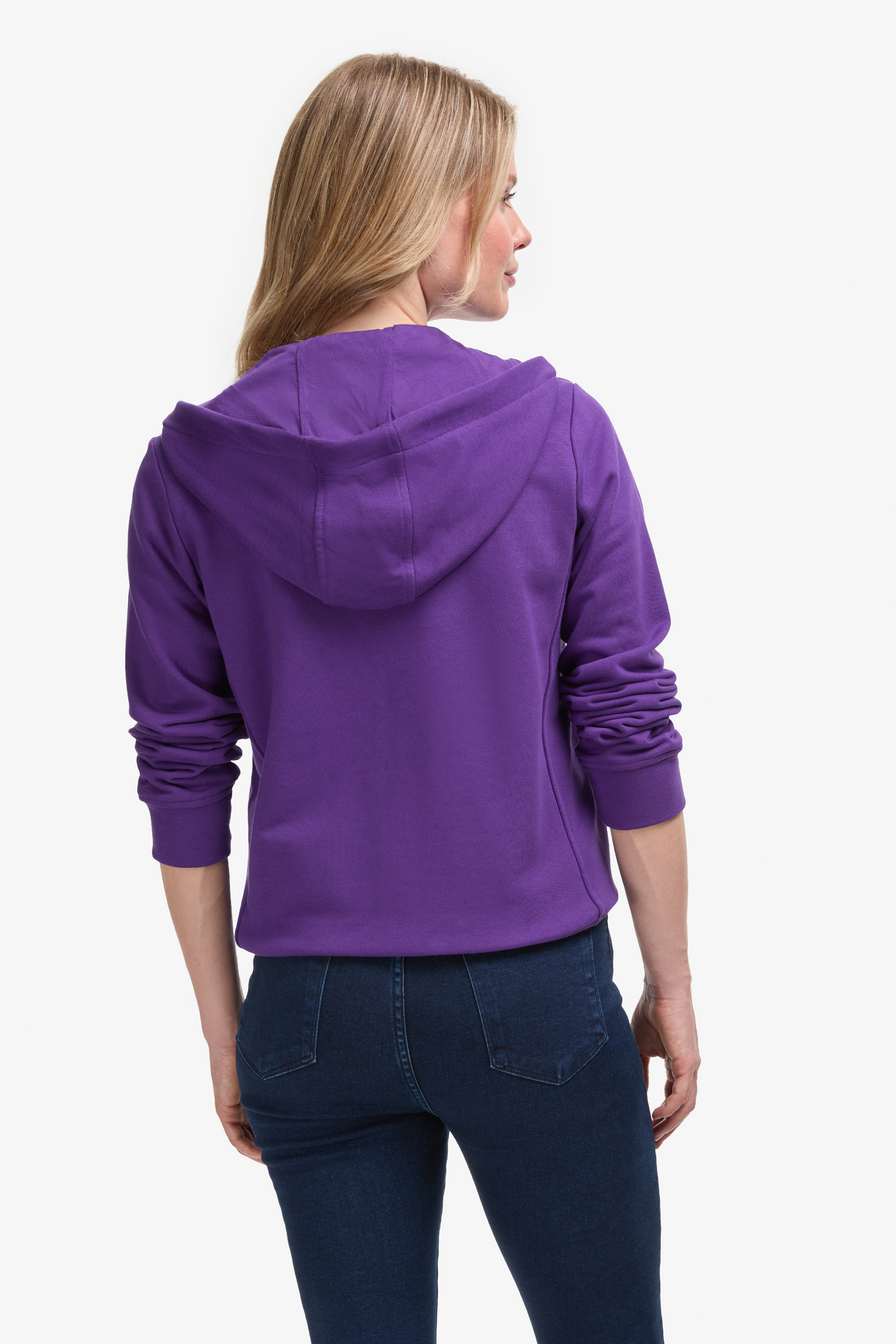 Kadın Mor Basic Sweatshirt - 50289540101