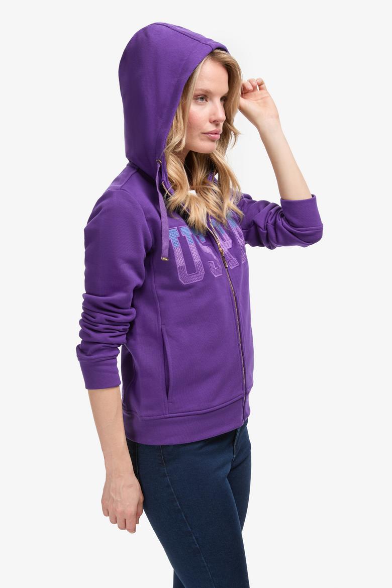 Kadın Mor Basic Sweatshirt - 50289540101