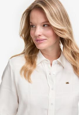 Kadın Beyaz Uzun Kollu Gömlek - 50309032010