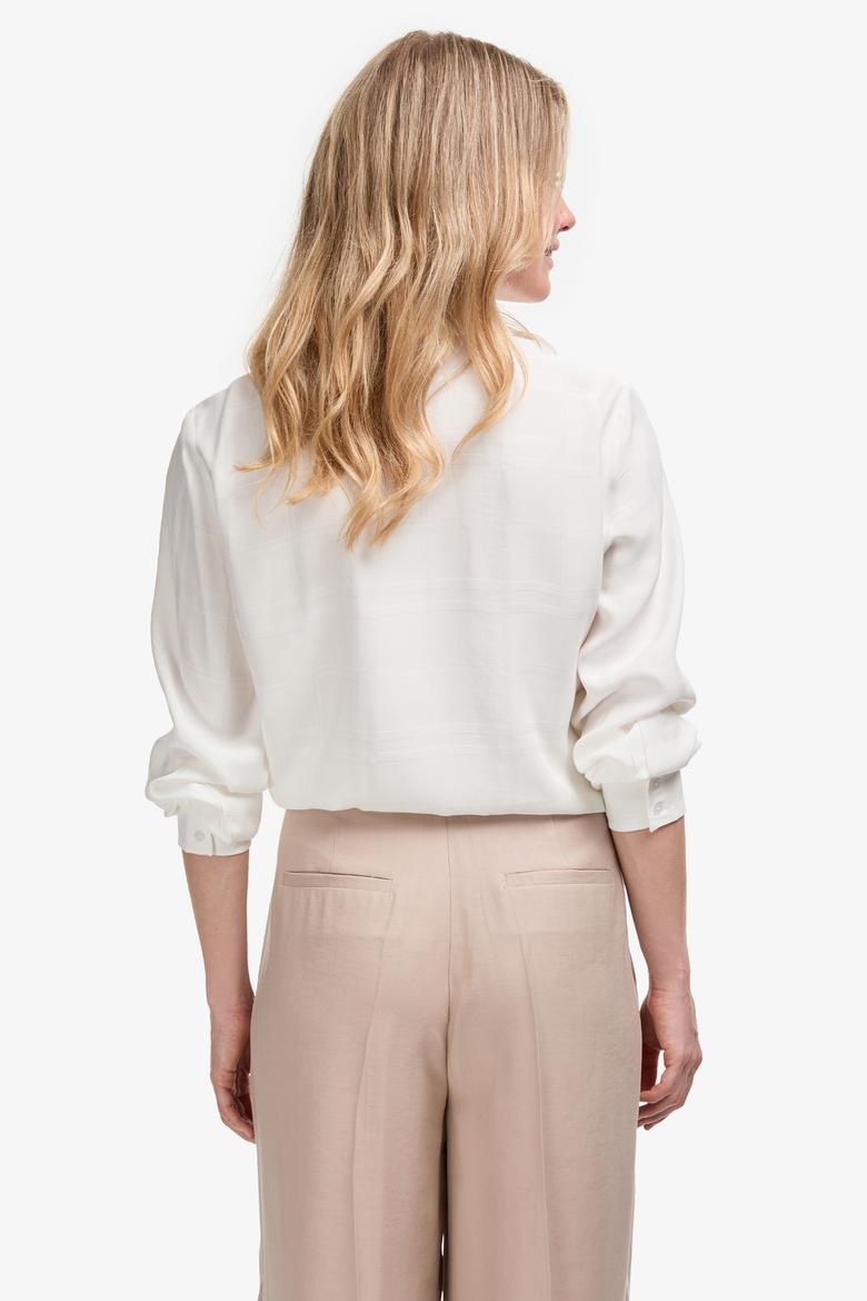 Kadın Beyaz Uzun Kollu Gömlek - 50309032010