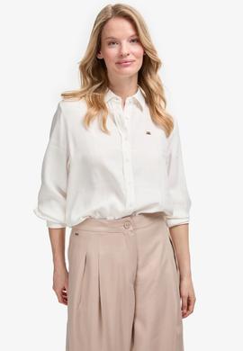 Kadın Beyaz Uzun Kollu Gömlek - 50309032010