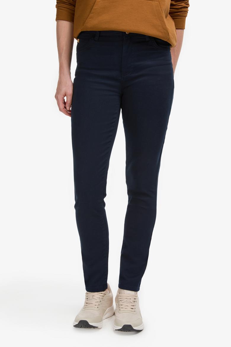 Kadın Lacivert Kanvas Pantolon - 50309156004