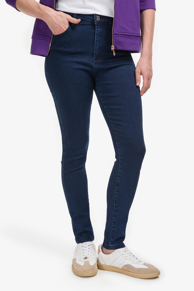 Kadın Koyu Mavi Jean Pantolon - 50307805010