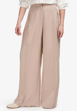 Kadın Koyu Bej Kanvas Pantolon - 50309255030