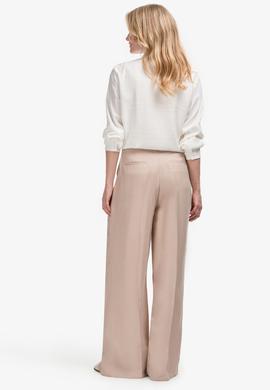 Kadın Koyu Bej Kanvas Pantolon - 50309255030