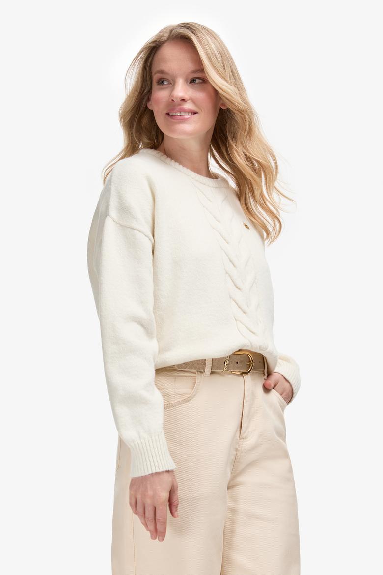 Kadın Krem Kazak - 50314758015