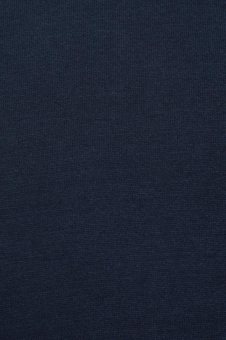 Kadın Lacivert Polo Yaka Kazak - 50314707020