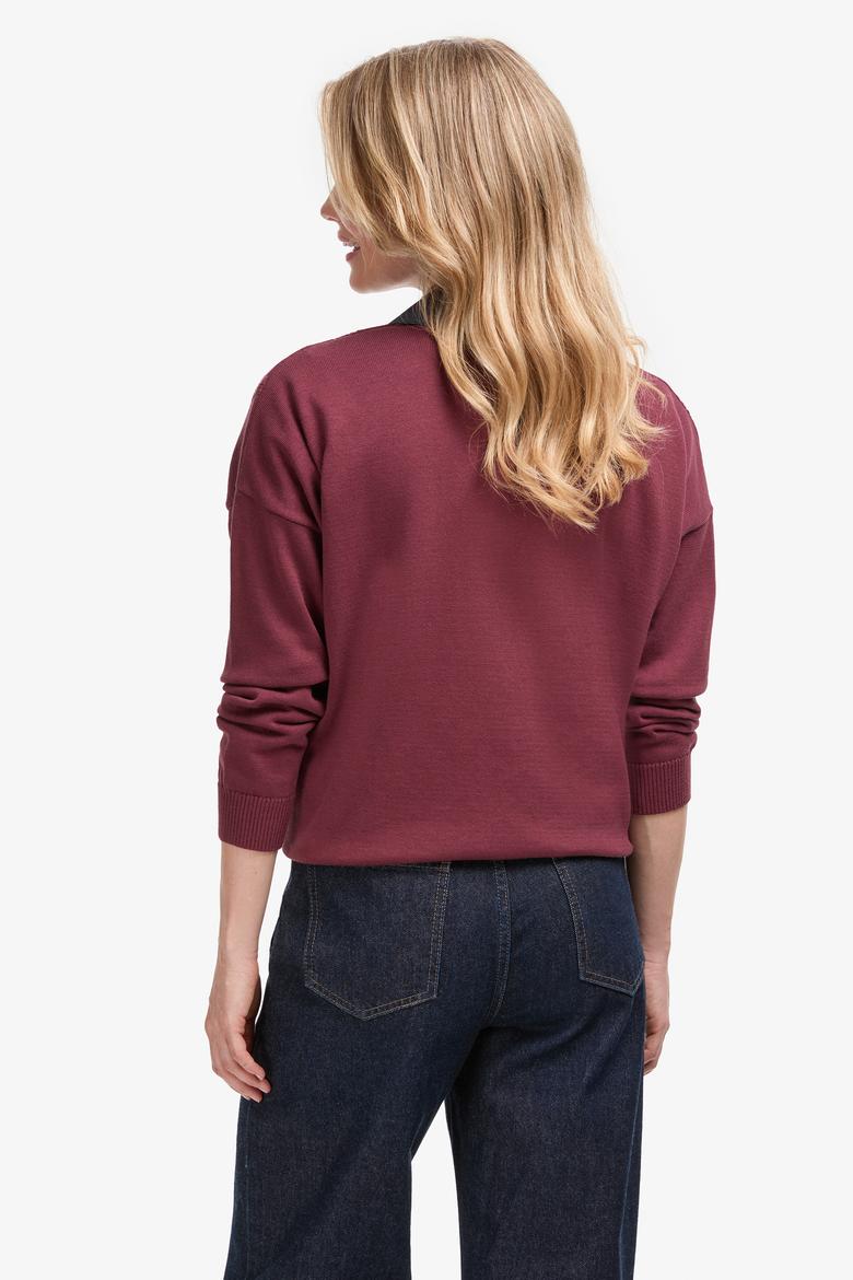 Kadın Bordo Kazak - 50314661013