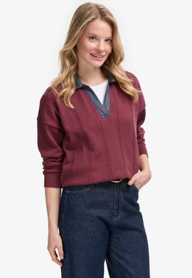 Kadın Bordo Kazak - 50314661013