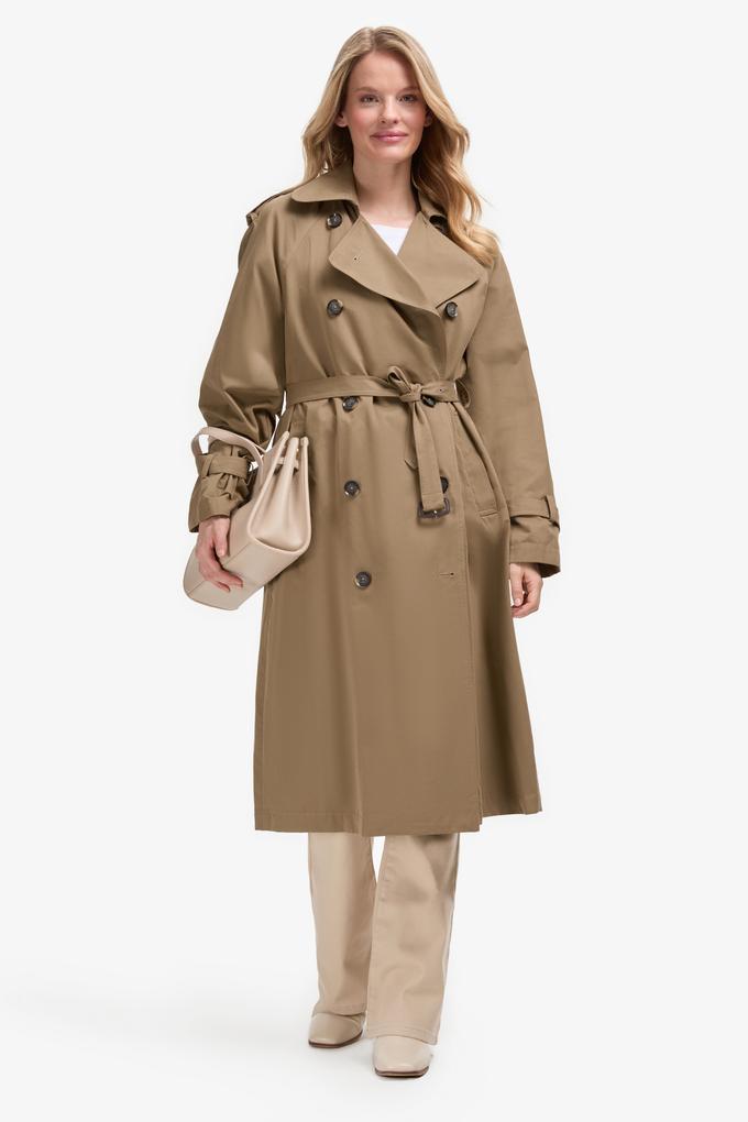 Kadın Haki Trençkot