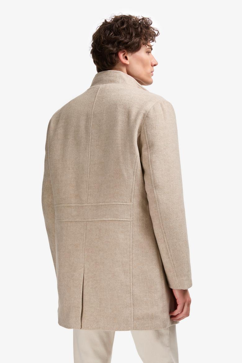 Erkek Krem Kaşe Kaban - 50310307009