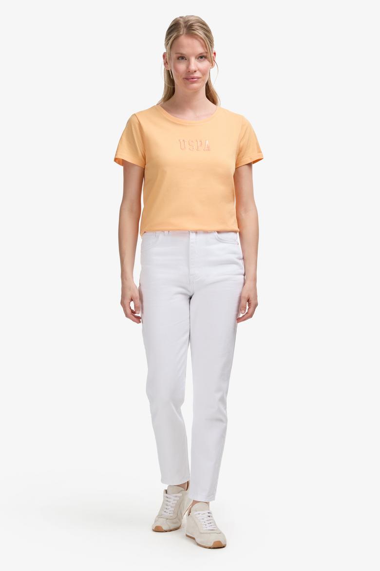 Kadın Turuncu Tişört - 50297454226