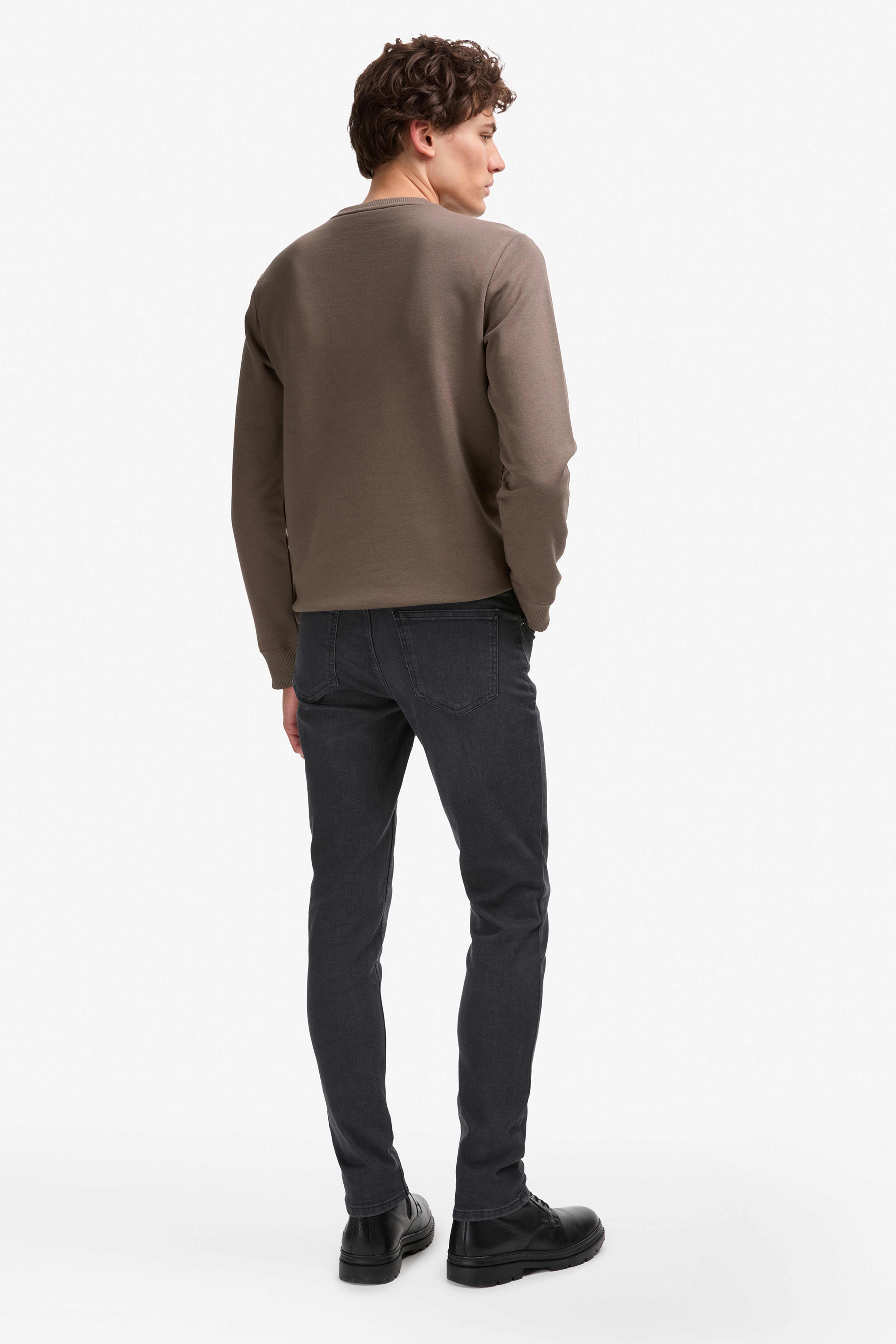 Erkek Siyah Jean Pantolon - Image 4