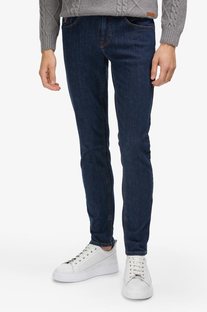 Erkek Koyu Mavi Jean Pantolon