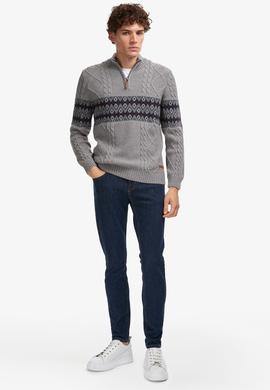 Erkek Koyu Mavi Jean Pantolon - 50319071051