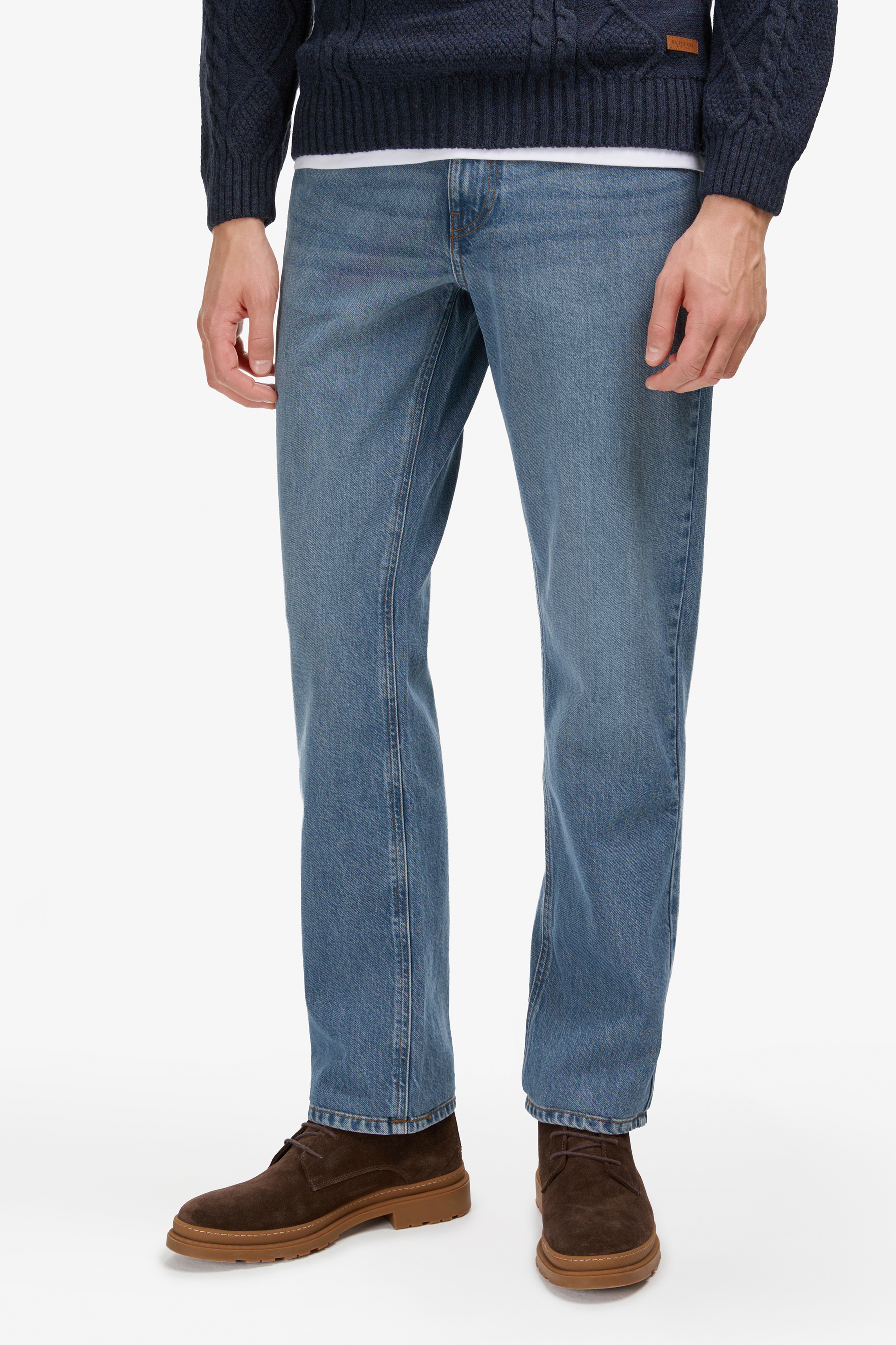 Erkek Yeşil Jean Pantolon - Image 2
