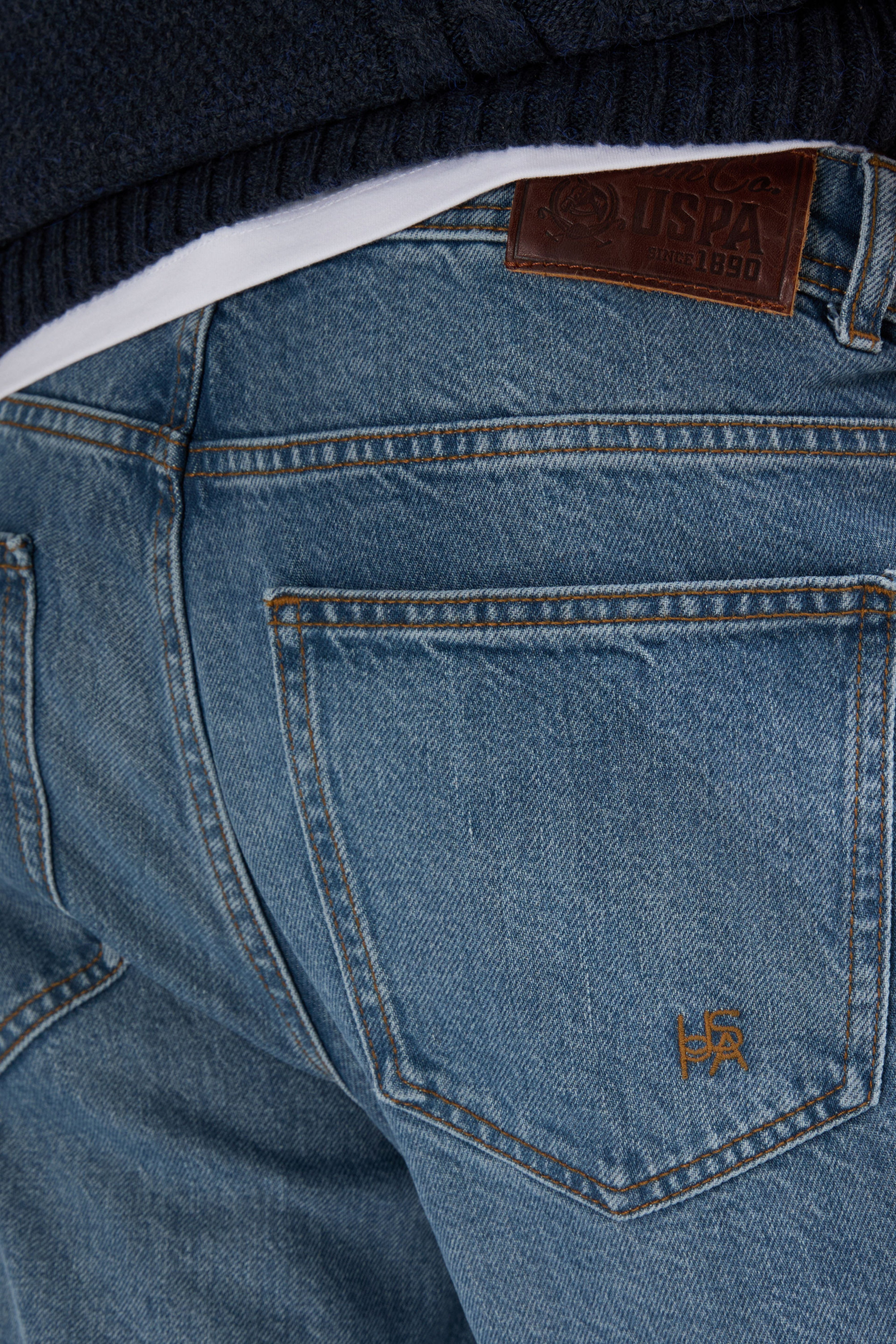 Erkek Yeşil Jean Pantolon