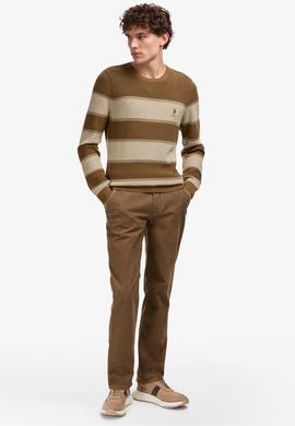 Erkek Regular Fit Haki Kanvas Pantolon - 50310367102