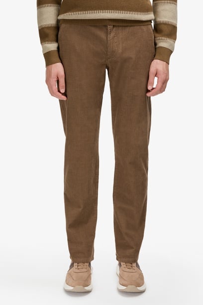 Erkek Regular Fit Haki Kanvas Pantolon