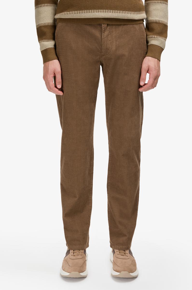 Erkek Regular Fit Haki Kanvas Pantolon