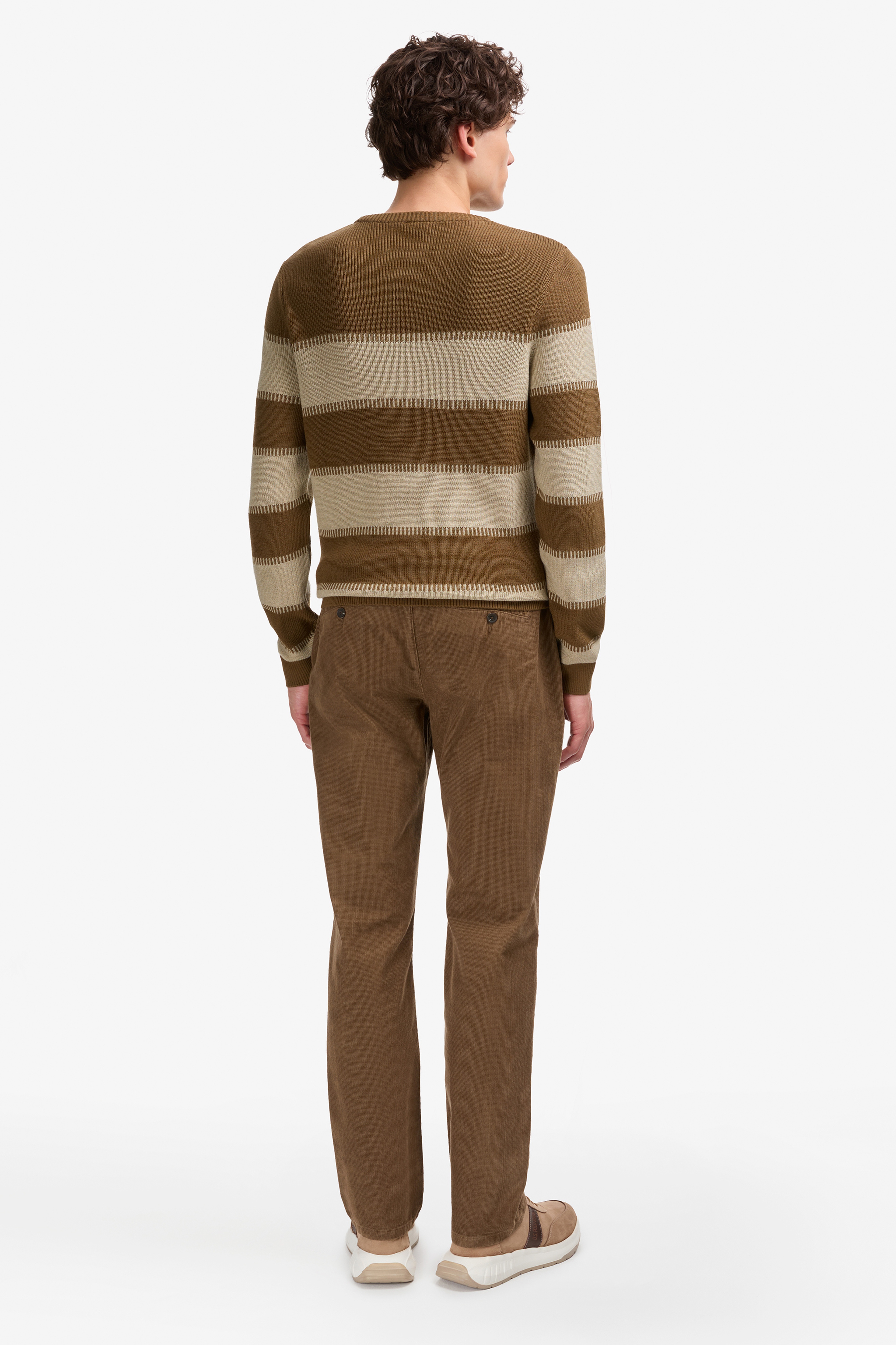 Erkek Regular Fit Haki Kanvas Pantolon
