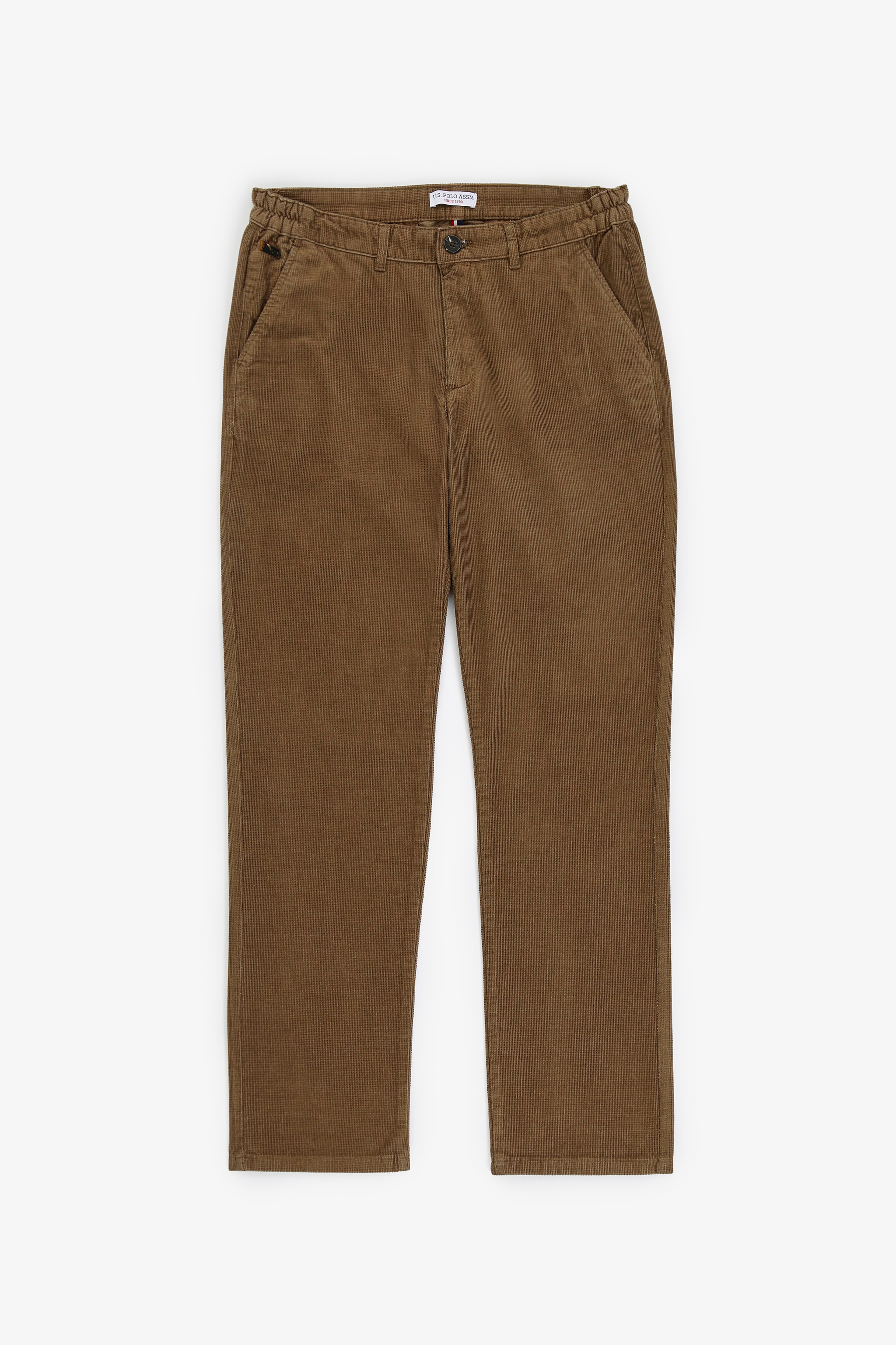 Erkek Regular Fit Haki Kanvas Pantolon