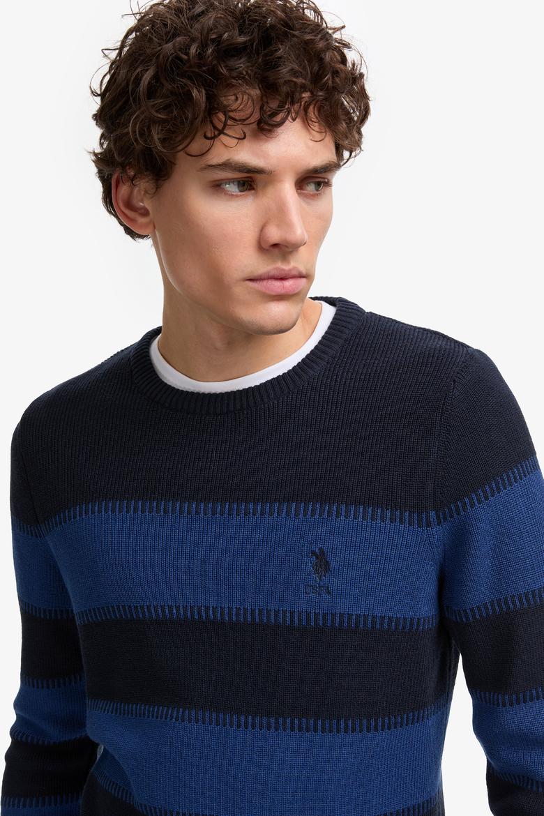 Erkek Lacivert Kazak - 50307846005