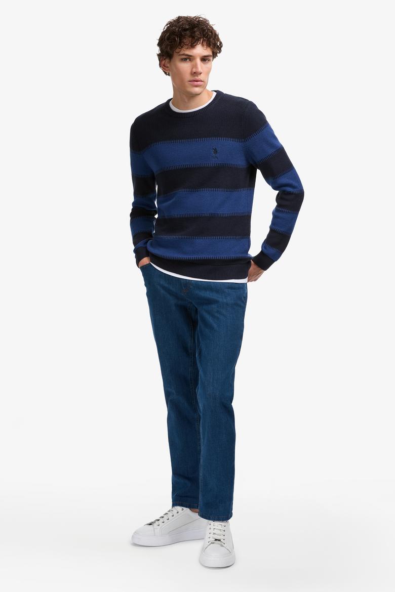 Erkek Lacivert Kazak - 50307846005