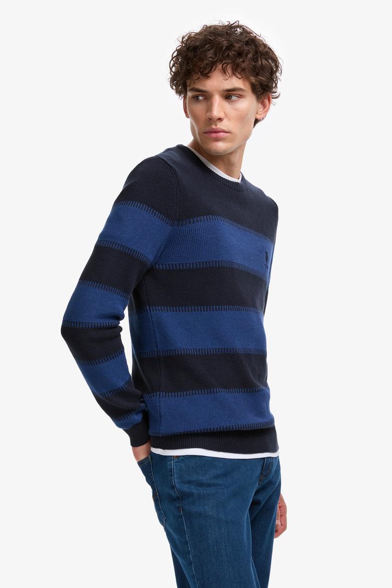 Erkek Lacivert Kazak - 50307846005